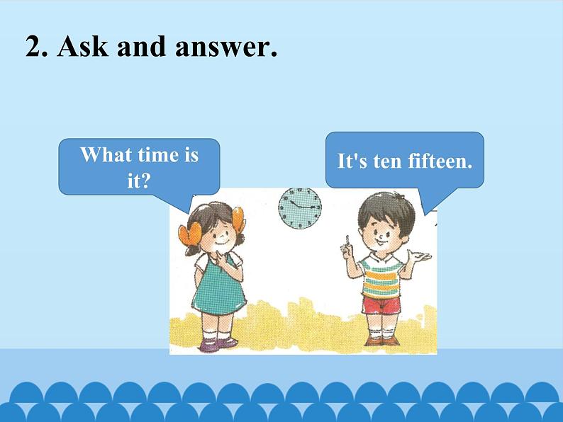 接力版（三年级起点）小学英语四年级下册  Lesson 3   What time is it？ 课件107