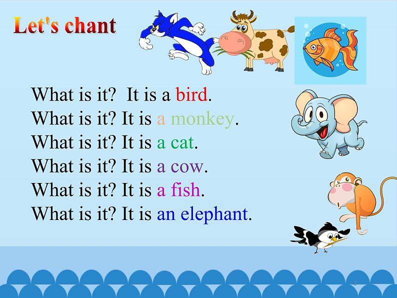 接力版（三年级起点）小学英语四年级下册   Lesson 6   What is it doing？    课件102