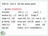 【期中复习】人教版pep英语-五年级上册 Unit6 《In a nature park》单元复习课件