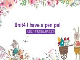 【期中复习】人教版pep英语-六年级上册 Unit4 《I have a pen pal》单元复习课件
