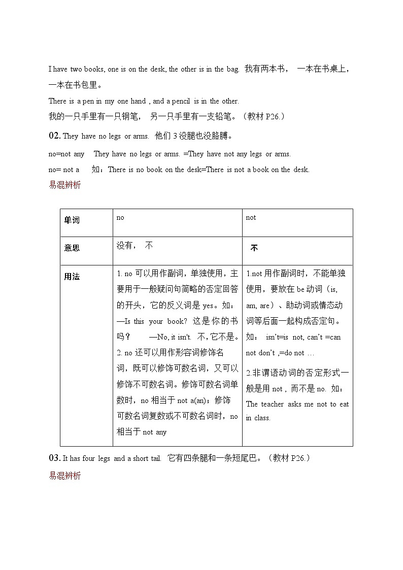 【期中重难点】译林版英语五年级上册--Unit3《Our animal friends》教材重难点讲学案02