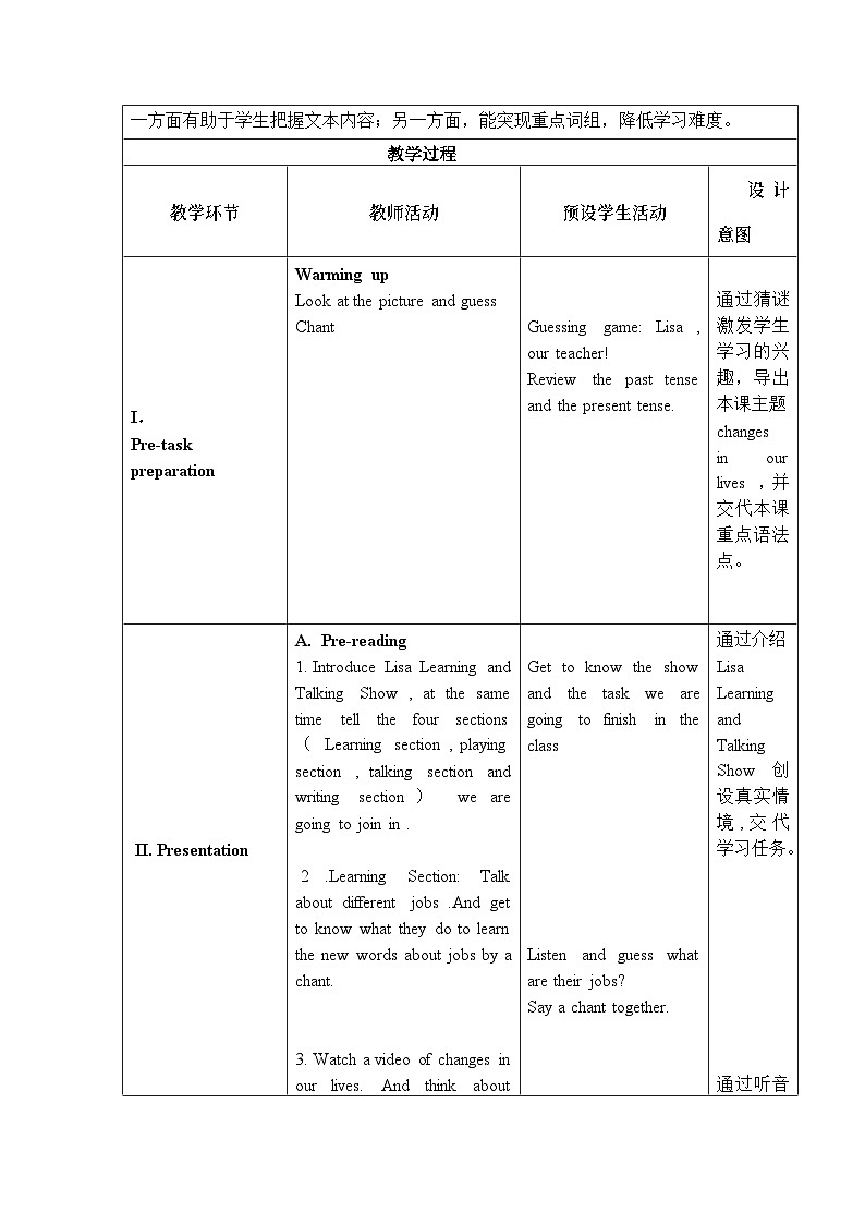 沪教版（六三制三起）小学六年级英语下册 Module 1 Unit  2  Changes in our lives   教案303