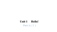 小学Unit 1 Hello! Part A课文ppt课件