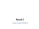 PEP版小学英语三年级上册Recycle 2（Unit4~Unit6词句复习）课件
