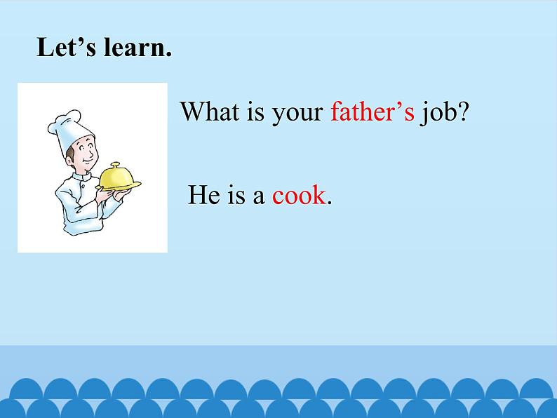 川教版（三年级起点）小学英语五年级上册 Unit 3 Lesson 3  What's Your Father's Job 课件04