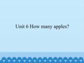 湘鲁版（三年级起点）小学英语三年级上册  Unit 6 How many apples  课件