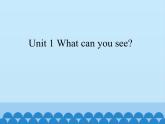湘鲁版（三年级起点）小学英语四年级上册  Unit 1 What can you see   课件