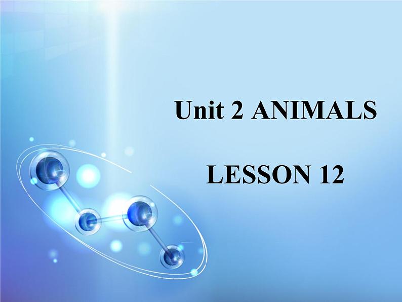 清华大学版小学英语一年级上册  UNIT 2   ANIMALS Lesson 12   课件01