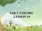 清华大学版小学英语一年级上册  UNIT 3   COLORS Lesson 19   课件