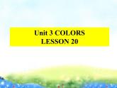 清华大学版小学英语一年级上册  UNIT 3   COLORS Lesson 20   课件