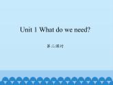 湘鲁版（三年级起点）小学英语四年级下册  Unit 1 What do we need  课件1