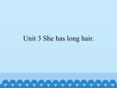 湘鲁版（三年级起点）小学英语五年级上册 Unit 3 She has long hair.   课件