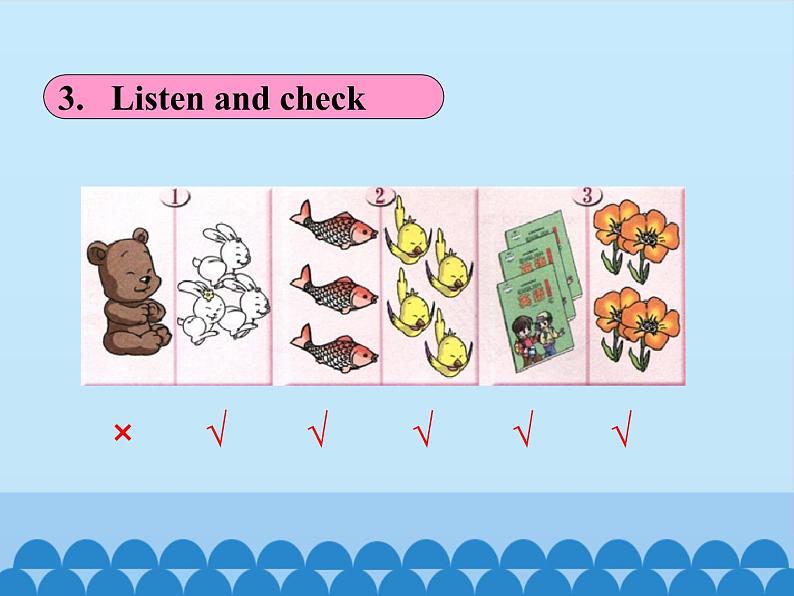 清华大学版小学英语一年级下册 UNIT 1 MY NUMBERS Lesson 2   课件07