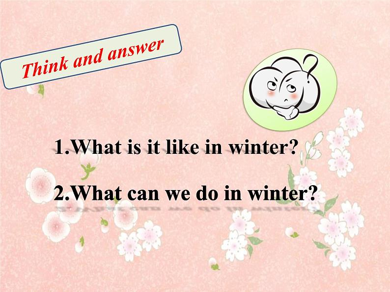 清华大学版小学英语二年级下册  UNIT 4 SEASONS  LESSON 25  课件104