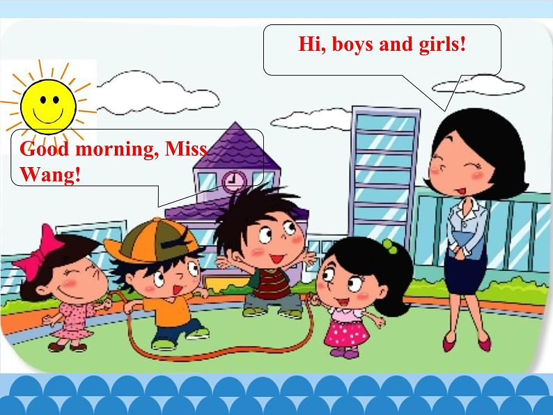 北京版小学一年级英语上册  UNIT TWO  GOOD MORNING Lesson 5   课件105