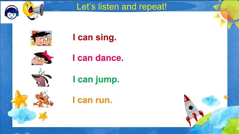 北京版小学一年级英语上册   UNIT FIVE  I CAN SING-Lesson 17    课件306