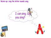 北京版小学一年级英语上册   UNIT FIVE  I CAN SING-Lesson 17    课件4