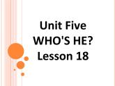 北京版小学一年级英语下册   UNIT FIVE  Lesson 18   课件2