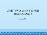 北京版小学二年级英语下册  UNIT TWO Lesson 7   课件