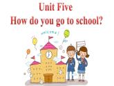 北京版小学二年级英语下册  UNIT FIVE  HOW DO YOU GO TO SCHOOL？-Lesson 17   课件2