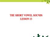 清华大学版小学英语三年级上册  UNIT 2 THE SHORT VOWEL SOUNDS Lesson 13   课件