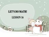 清华大学版小学英语三年级上册 UNIT 3 LET'S DO MATH!-LESSON 16  课件