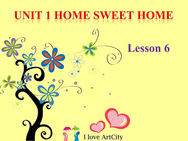 清华大学版小学英语四年级下册  Unit1 Home sweet home Lesson6   课件01