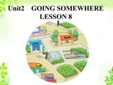 清华大学版小学英语四年级下册  UNIT 2 GOING SOMEWHERE-LESSON 8   课件