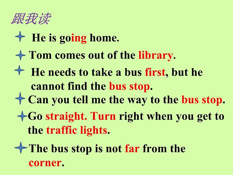 清华大学版小学英语四年级下册  UNIT 2 GOING SOMEWHERE-LESSON 10   课件05