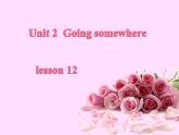 清华大学版小学英语四年级下册  UNIT 2 GOING SOMEWHERE-LESSON 12   课件