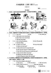 广东省深圳市罗湖区布心小学2023-2024学年六年级上学期月考英语试题