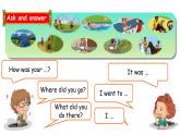 人教PEP版六年級下冊英語 Unit 3 Where did you go PB Read and write(公開課） 優(yōu)質(zhì)課件+教案+練習+動畫素材(含素材)