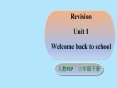 部编版PEP三年级下册 【期末复习】Unit 1 Welcome back to school ( 优质)复习课件+教案+动画素材