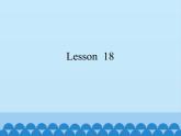北京版小学四年级英语上册 UNIT FIVE  Lesson  18  课件