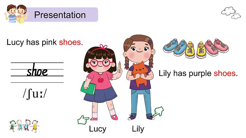 Unit 3 My friends 第5课时 Part B Let 's learn & Say and draw第5页