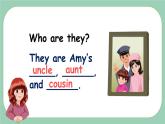 人教版 PEP小学英语四年级上册Unit 6 Meet my family! PB Let's talk& Draw and say课件PPT