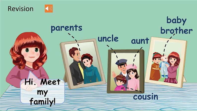 人教版 PEP小学英语四年级上册Unit 6 Meet my family! PB Read and write& Let's check& C Story time课件PPT02