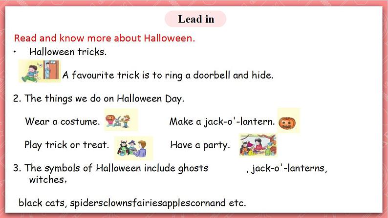 川教版英语六上 Unit3 Lesson1《Happy Halloween》(3) 课件+教案+练习+素材05