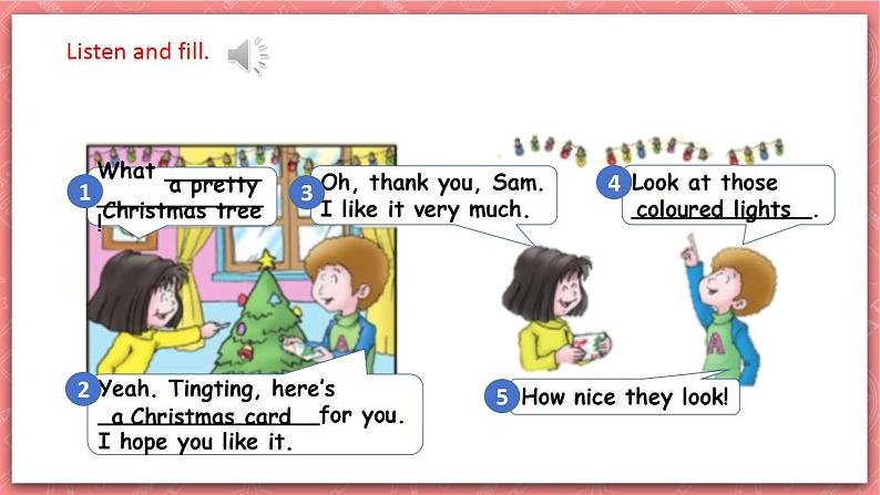 川教版英语六上 Unit3 Lesson3《Merry Christmas》(2) 课件+教案+练习+素材08