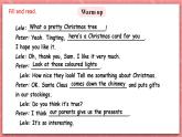 川教版英语六上 Unit3 Lesson3《Merry Christmas》(3) 课件+教案+练习+素材