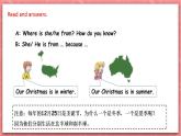 川教版英语六上 Unit3 Lesson3《Merry Christmas》(3) 课件+教案+练习+素材