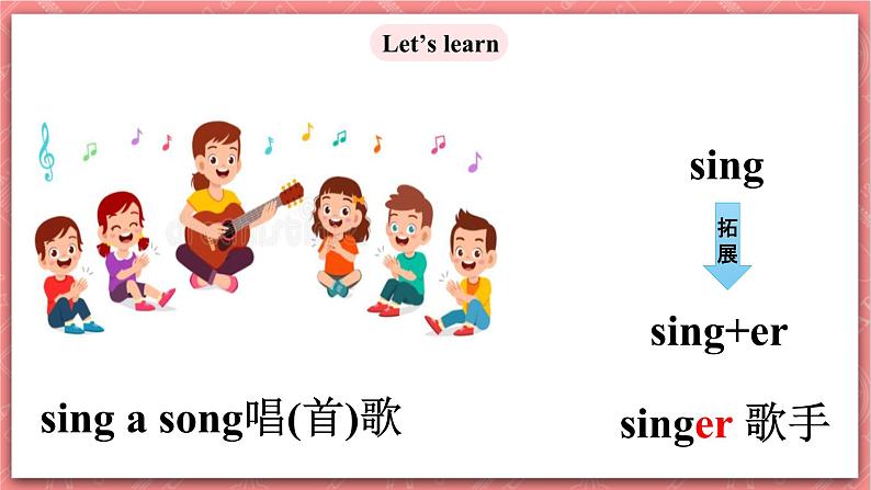 川教版英语三上 Lesson K《Let's sing a song》课件+教案+练习+素材05