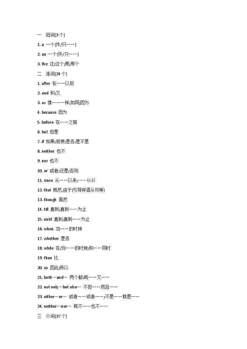 小学英语专题：983个核心单词第1页