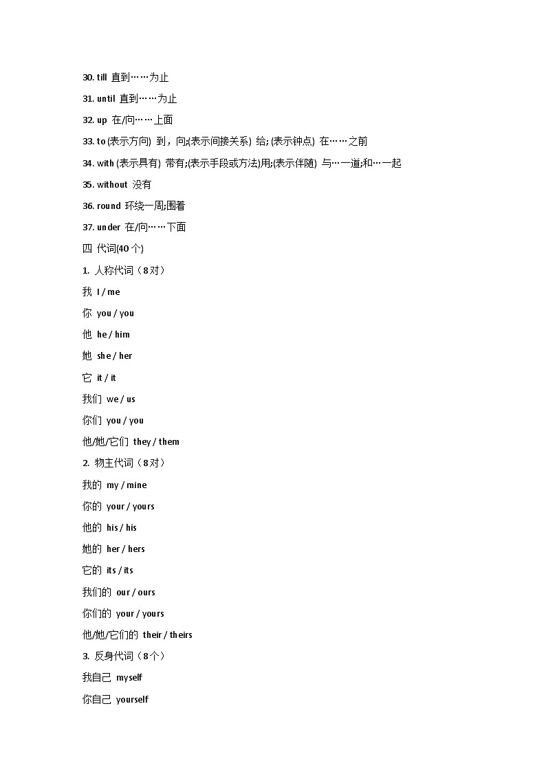 小学英语专题：983个核心单词第3页