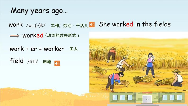 外研版小学英语（三起）五年级下册Module 1 Unit 2 She didn’t have a television 课件06