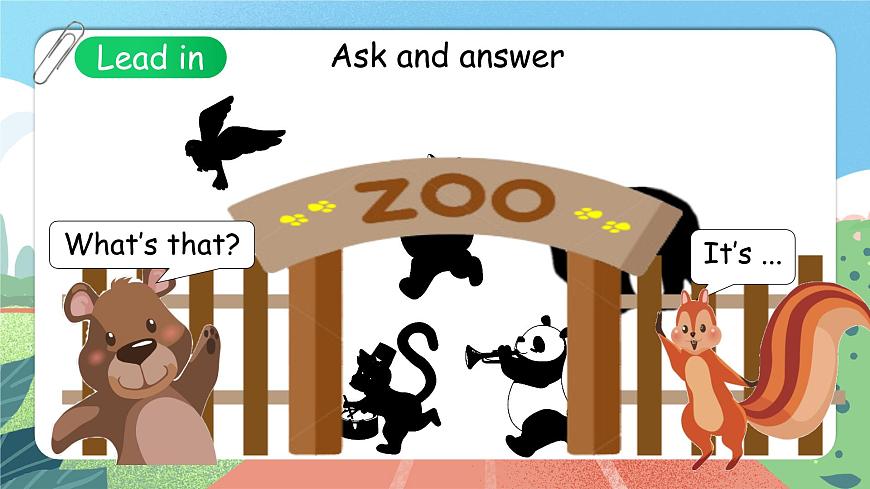 Unit 4 We love animals PB Let's talk 课件-2023-2024学年小学英语三年级上册 （人教PEP版 ...