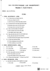 广东省深圳市龙华区观澜锦明学校2023-2024学年六年级上学期英语11月月考试题