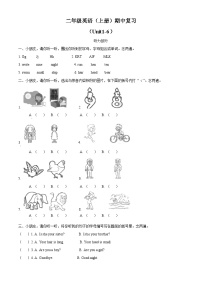 2022-2023学年广东省深圳市罗湖区沪教牛津版（深圳用）二年级上学期英语期中试卷（解析版）