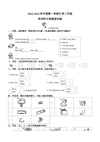 2022-2023学年广东省揭阳市榕城区人教PEP版三年级上学期期中考试英语试卷