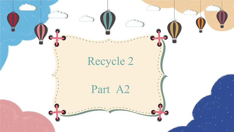 人教版(PEP)三年级下册 Recycle 2 Part A2课件第1页